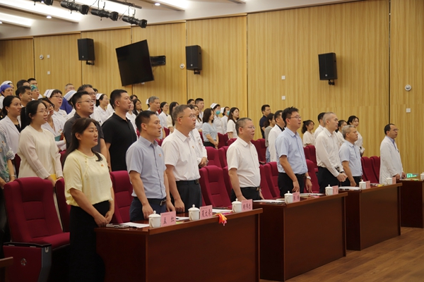 党性铸魂 德行润心 | 中山一院广西医院举行庆祝中国共产党成立104周年大会暨第一期道德讲堂活动